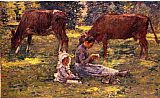 Watching the Cows by Theodore Robinson